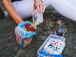 Obrázek 4 produktu Dóza na potraviny s vnitřní přepážkou, FOODIE 6551, čirá, 980 ml