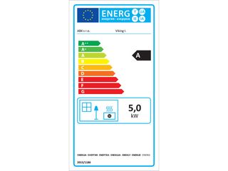 Obrázek 1 produktu Kamna krbová Viking I, černý plech, 5kW