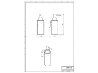 Obrázek 1 produktu Dávkovač mýdla Metalia 1, objem 0,15 l, kov/chrom