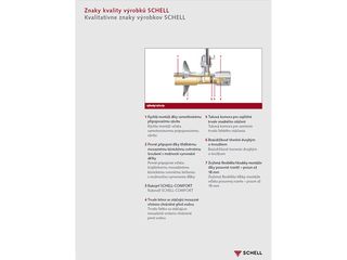 Obrázek 2 produktu Ventil rohový SCHELL Comfort 1/2" x 1/2", chrom