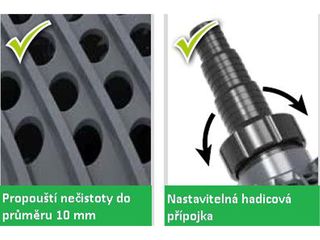 Obrázek 2 produktu Čerpadlo filtrační a potůčkové ECO regulovatelné - 7 000 l/h (HFP7000-00)