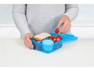 Obrázek 4 produktu Krabička tříkomorová s nádobou na jogurt a 2 tácky SM.Lunch 1,25 l