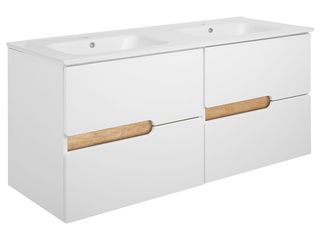 Obrázek 2 produktu Skříňka s umyvadlem Spark W 120 NEW bílá fólie, vysoký lesk, 120x56,4x46