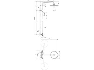 Obrázek 2 produktu Sloup sprchový X07P643 s termobaterií, chrom