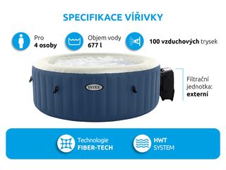 Obrázek 14 produktu Bazén vířivý nafukovací Pure Spa - Bubble HWS - modrý