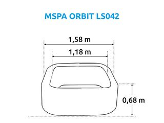 Obrázek 12 produktu Bazén vířivý MSPA Orbit LS042-NA