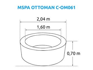 Obrázek 3 produktu Bazén vířivý MSPA Ottoman C-OM061