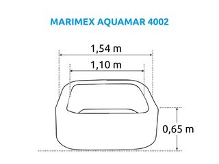 Obrázek 2 produktu Bazén vířivý MARIMEX AQUAMAR 4002