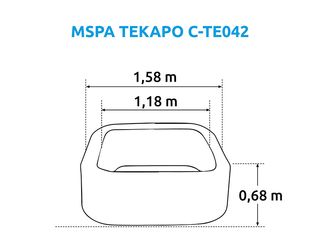 Obrázek 1 produktu Bazén vířivý MSPA Tekapo C-TE042