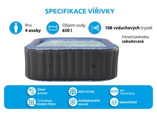 Obrázek 10 produktu Bazén vířivý MSPA Tekapo C-TE042
