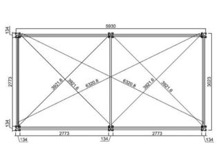 Obrázek 4 produktu Pergola bioklimatická INTRO PLUS 6 x 3 m, hliník - volně stojící