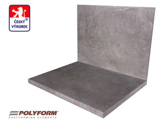 Obrázek 2 produktu Deska zádová POLYFORM cement/beton nature 10x640x4100mm