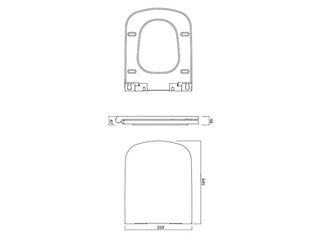 Obrázek 2 produktu Sedátko wc Colour, soft-close, duroplast, bílé