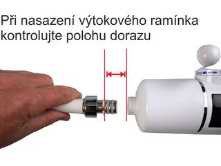 Obrázek 3 produktu Baterie Inoxx S ohřívací průtoková, s displejem, 230V/3200 W, 1/2, stojánková