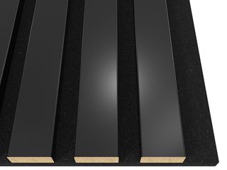 Obrázek 2 produktu Panel obkladový akustický černý, 21x285x2750mm, bal.0,78m2