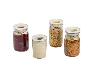 Obrázek 2 produktu Víčko fermentační set 4 ks, 11x11x2,5 cm, mix barev