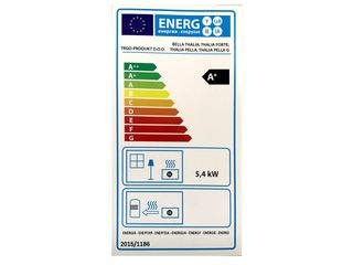 Obrázek 1 produktu Kamna krbová Pella Glass, černá, 5,4kW