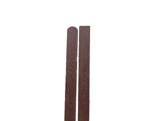 Obrázek 3 produktu Plotovka WPC GUTTAFENCE 3D tmavé dřevo, oblý konec (dekor/dekor) 11x71x1000mm