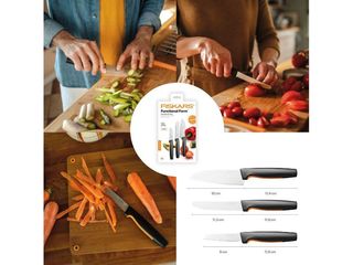 Obrázek 1 produktu Set nožů 3 ks (malý, loupací, snídaňový) Fiskars Functional Form