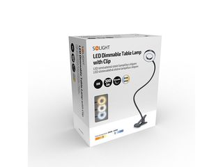 Obrázek 9 produktu Lampička s klipem LED 8W 300lm 3000-5000K stmívatelná USB černá