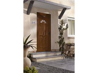 Obrázek 4 produktu Dveře vchodové plastové Ibiza zlatý dub, levé, 98x208cm