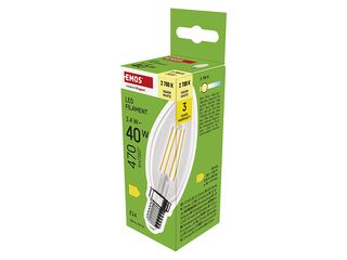 Obrázek 2 produktu Žárovka LED candle 3,4W(40W) 470lm E14 WW