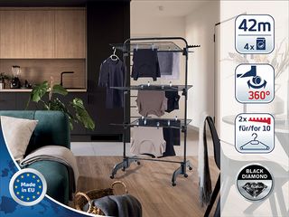 Obrázek 7 produktu Sušák patrový Comfort Tower 420 BLACK