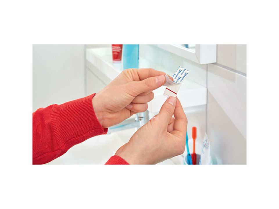 Tesa Powerstrips Hooks Small Round – Ganci Adesivi Rotondi, Bianchi, Portata 1 Kg, Rimovibili Senza Danni