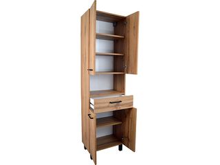Obrázek 1 produktu Skříňka vysoká Laka V 50 dub Wotan, nožky, 49,7x180x35,2