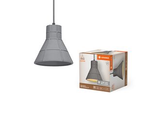 Obrázek 2 produktu Svítidlo závěsné Concrete Bim Pendant 1xE27 šedé kov beton textilní kabel