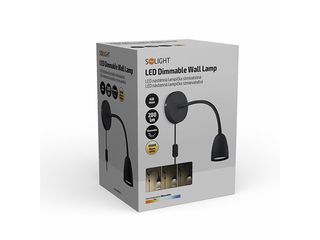Obrázek 5 produktu Lampa nástěnná LED stmívatelná 4W 280lm 3000K černá