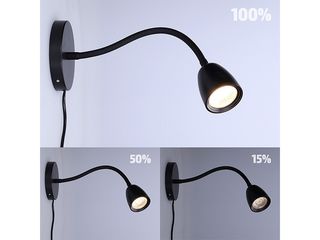 Obrázek 2 produktu Lampa nástěnná LED stmívatelná 4W 280lm 3000K černá