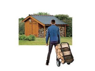 Obrázek 2 produktu Vozík na palivové dřevo 107/73x57x52cm, nosnost 80kg