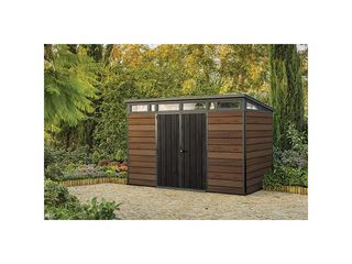 Obrázek 1 produktu Domek zahradní PENT Signature HORIZONTAL WALNUT 11x7 hnědý