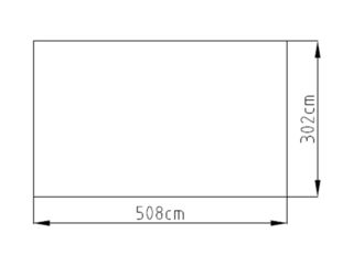 Obrázek 4 produktu Přístřešek hliníkový na auto ALLEN C - 508x302x230 cm