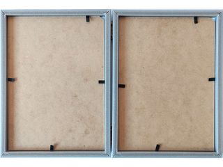 Obrázek 1 produktu Dvojrám stříbrný 1214, sklo, 2x 13x18 cm