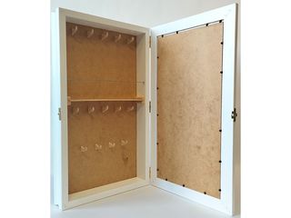 Obrázek 1 produktu Skříňka na klíče bílé dřevo, 47x27 cm