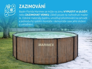 Obrázek 11 produktu Bazén Florida 3,66x1,22 m TEAK se skimmerem