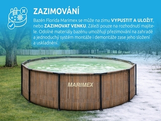Obrázek 11 produktu Bazén Florida 3,05x0,91 m TEAK se skimmerem