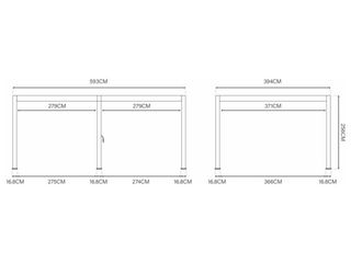 Obrázek 2 produktu Pergola bioklimatická INTRO DUO 6 x 4 m, hliník- volně stojící