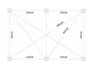 Obrázek 1 produktu Pergola bioklimatická INTRO DUO 6 x 4 m, hliník- volně stojící