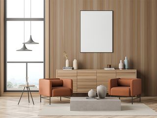 Obrázek 1 produktu Panel obkladový akustický DESIGN dub přírodní (šedý filc) 20x400x2600mm, 1,04m2