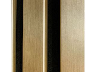 Obrázek 2 produktu Panel obkladový akustický DESIGN SLIM zlatý, 19x132x2650mm, bal.0,35m2