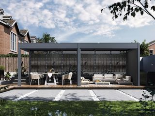 Obrázek 9 produktu Pergola bioklimatická INTRO DUO 7,2 x 3,6 m, hliník- volně stojící