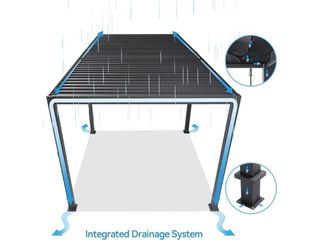 Obrázek 10 produktu Pergola bioklimatická INTRO DUO 7,2 x 3,6 m, hliník- volně stojící