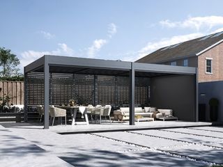 Obrázek 6 produktu Pergola bioklimatická INTRO DUO 7,2 x 3,6 m, hliník- volně stojící