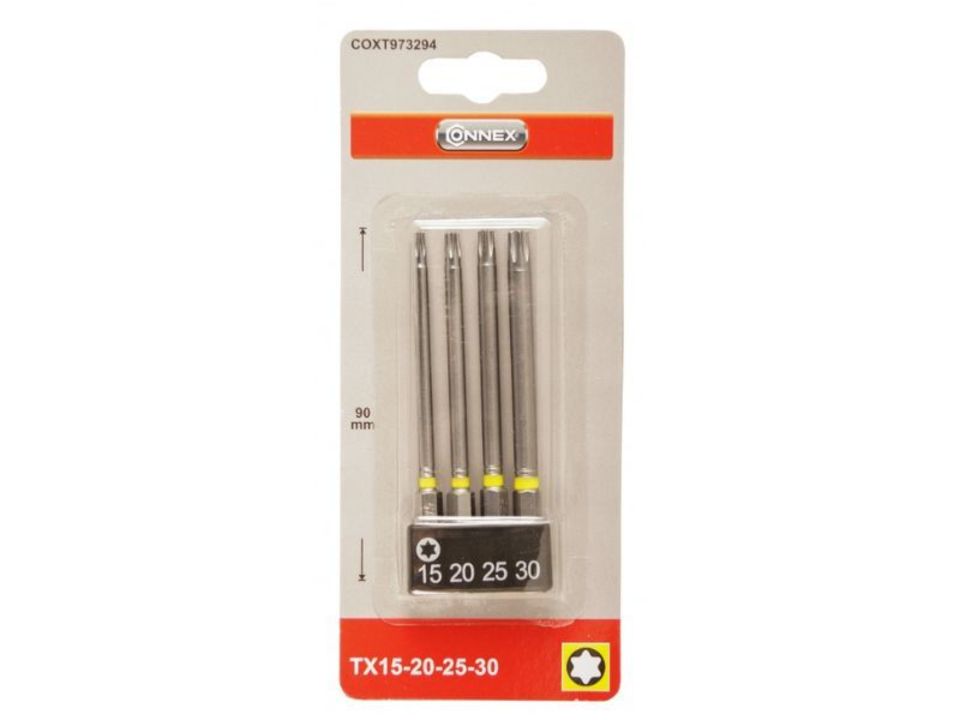 Sada dlouhých bitů 4 ks, 90mm, TX | UNI HOBBY - rozumíme českým kutilům