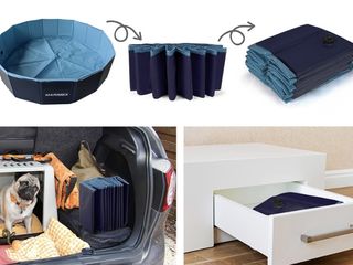 Obrázek 4 produktu Bazén pro psy skládací - 120 cm modrý