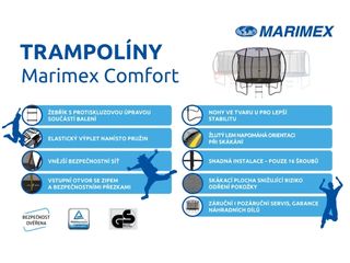Obrázek 4 produktu Trampolína Marimex Comfort 366 cm