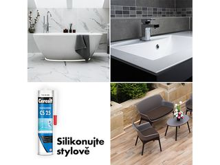 Obrázek 2 produktu Silikon sanitární CS 25 Bílá 280ml